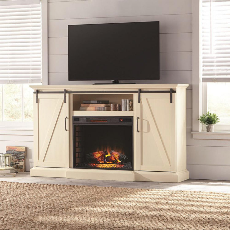 tv stand with fireplace jordans