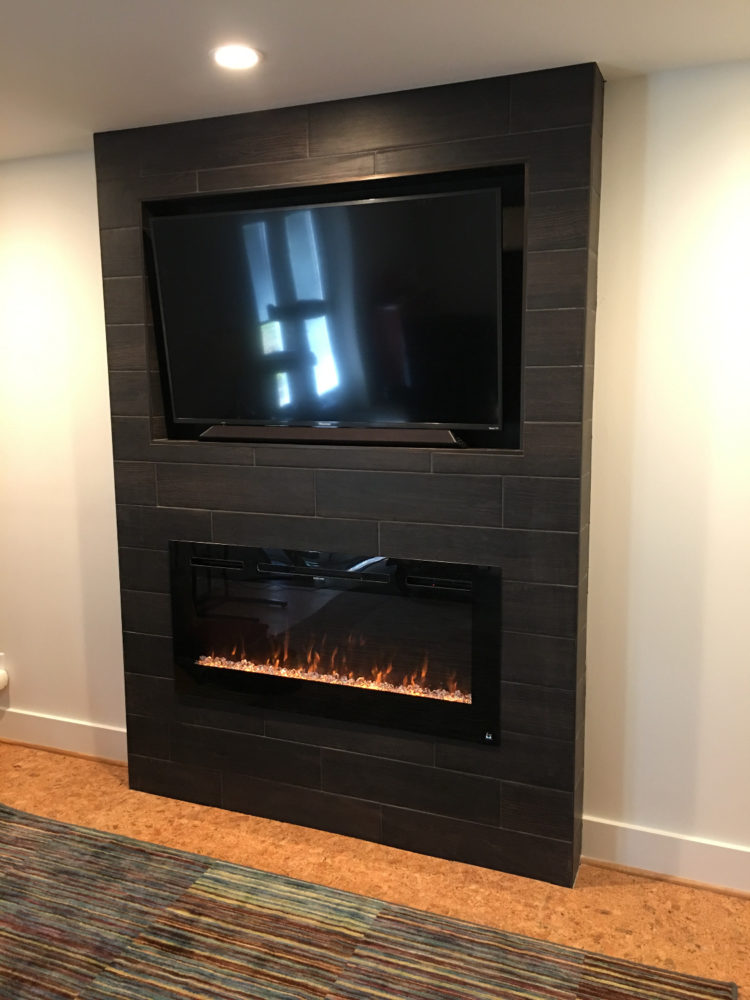 duraflame tv stand with infrared quartz electric fireplace