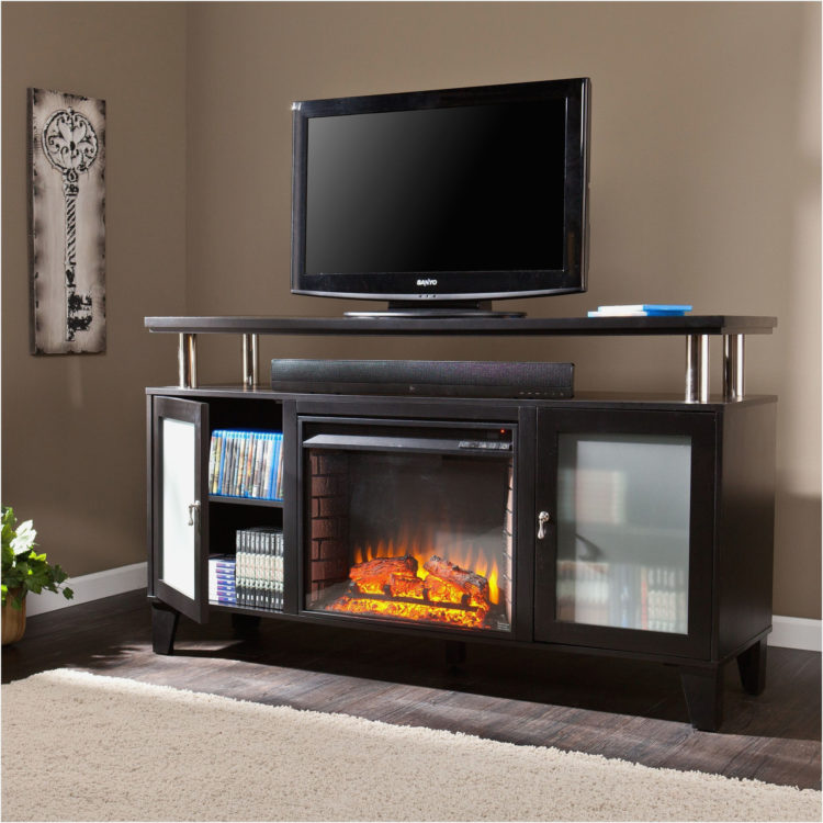 kohn 58 tv stand with fireplace