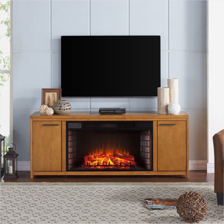tv stand fireplace with soundbar
