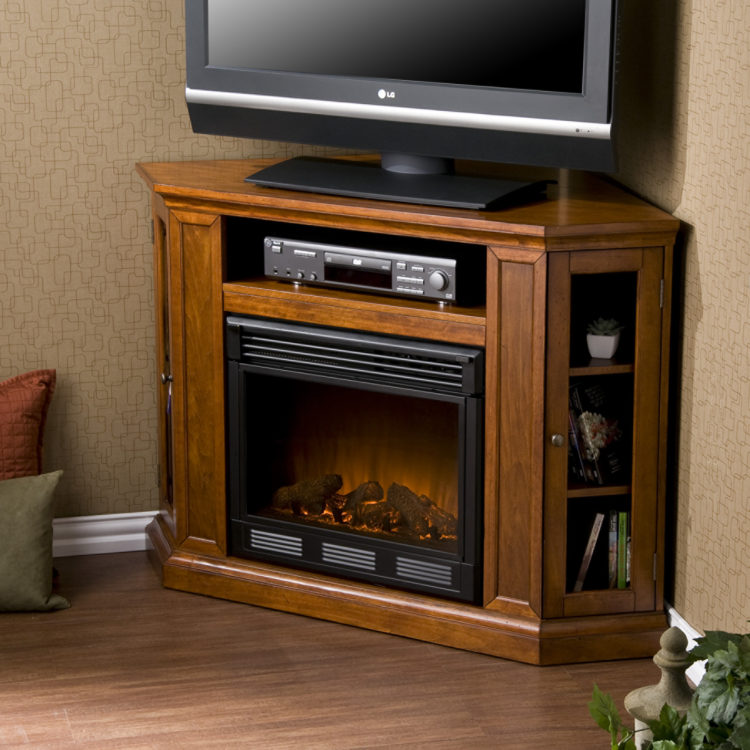 pop up tv stand with fireplace