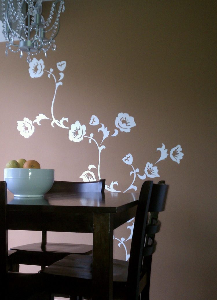 wall stencil for bedroom