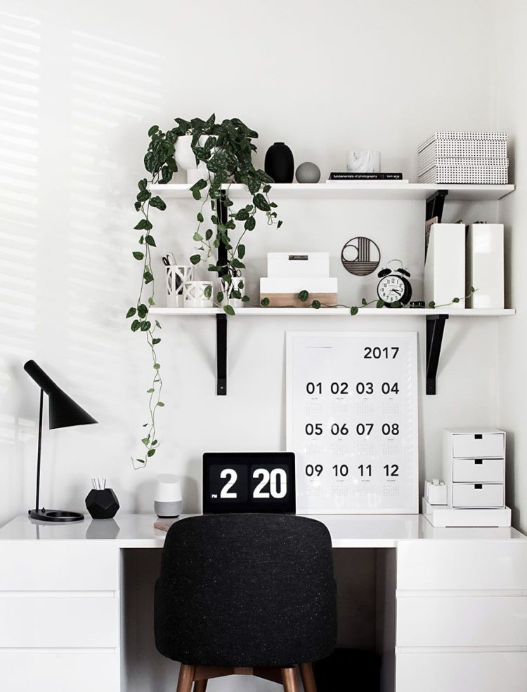 52 White Desk Designs For Your Elegant Home Office