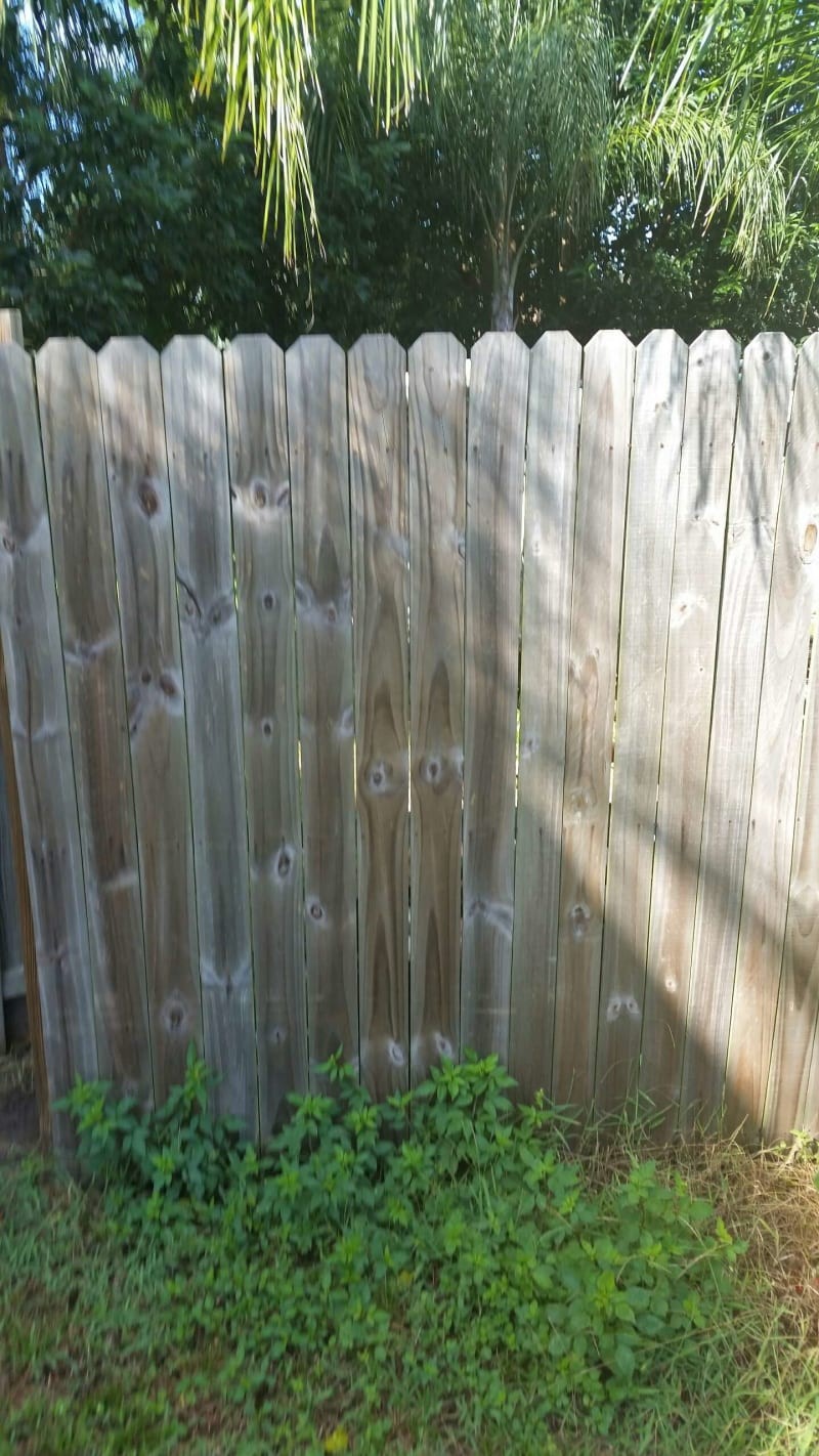 wood effect fence panels