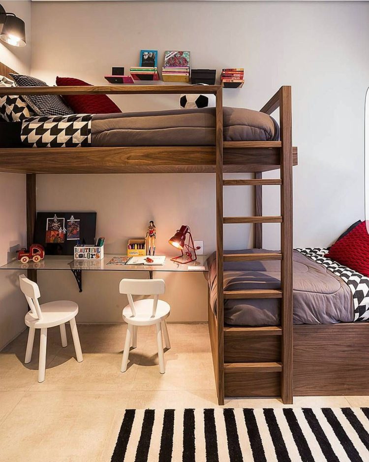 kaitlyn l-shaped twin over full bunk bed