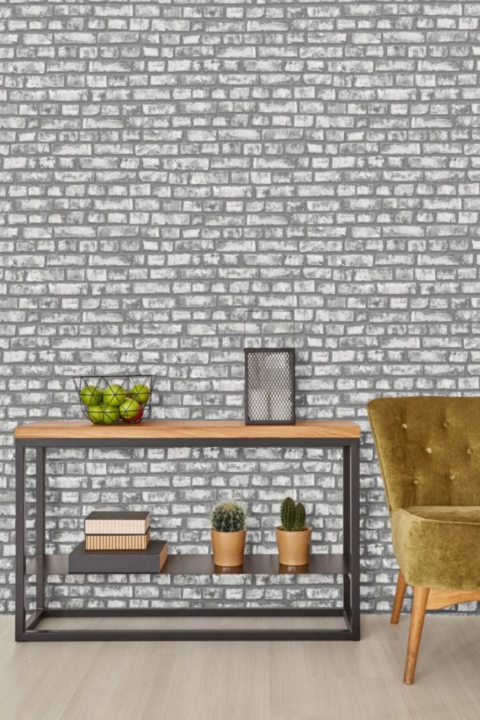 50+ Best Grey Brick Wallpaper Bedroom images in 2019