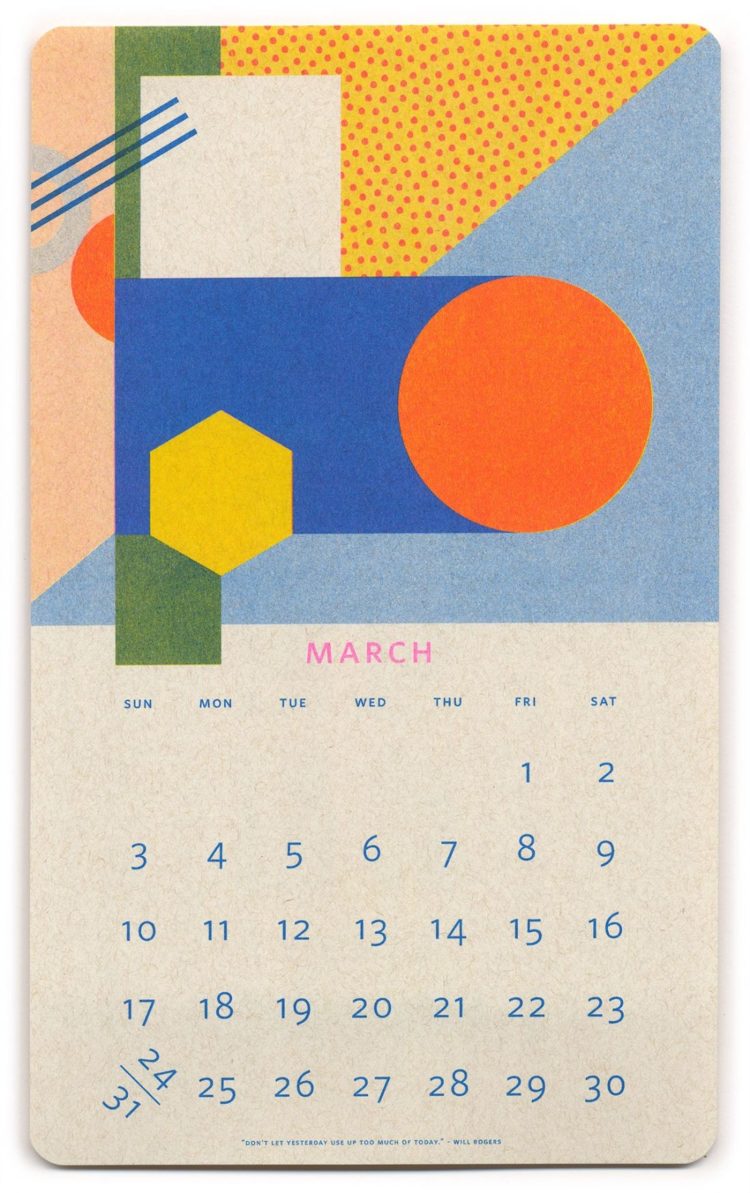 desk calendars innovative