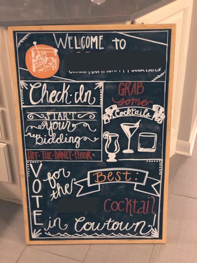 chalkboard style background