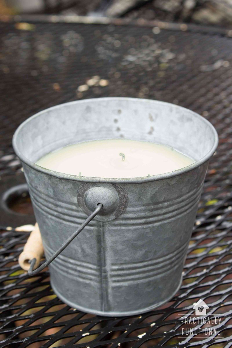 citronella candles keep bees away