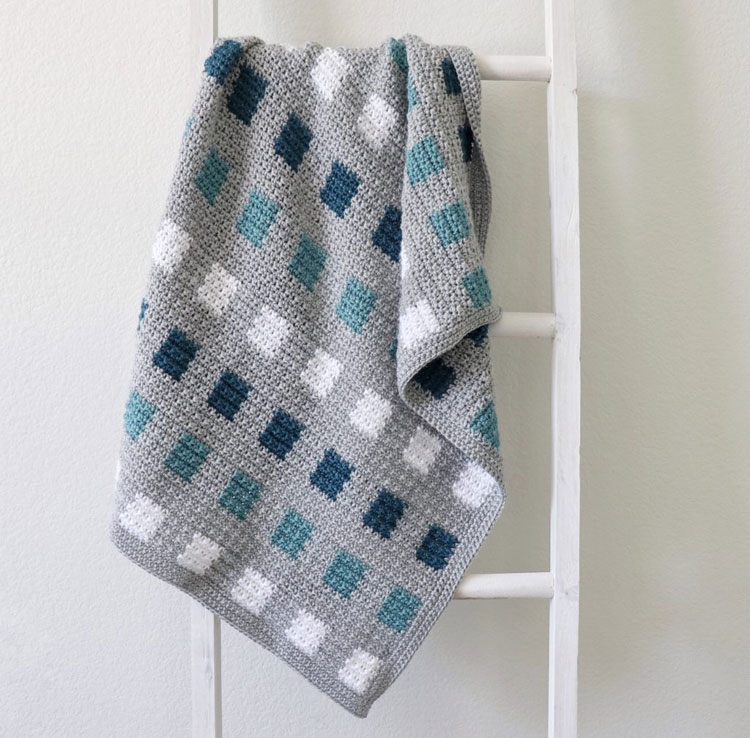 crochet blanket motif