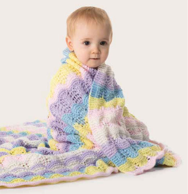 crochet baby blanket lion brand