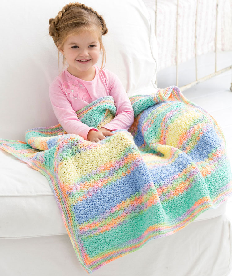 easy crochet baby blanket kits
