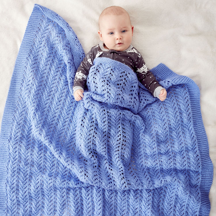 crochet baby blanket in 4 ply