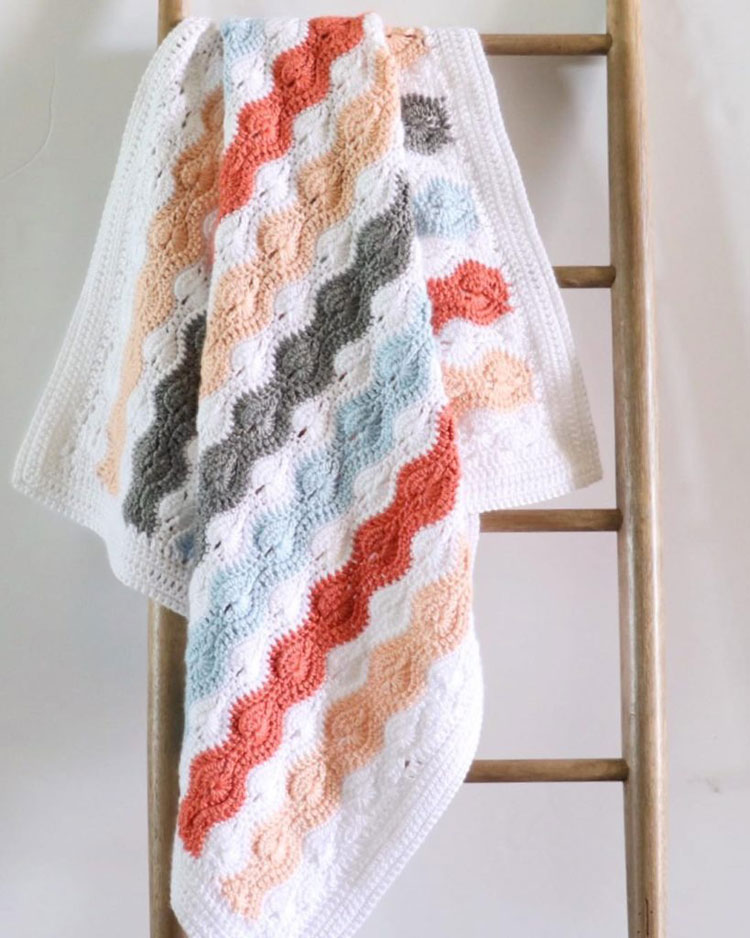 crochet baby blanket for boy