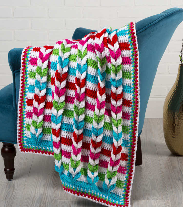 crochet blanket lining