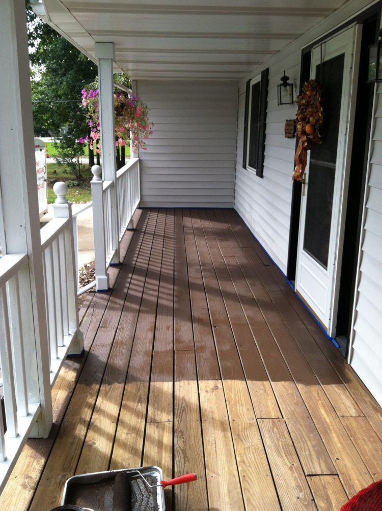 deck paint or stain