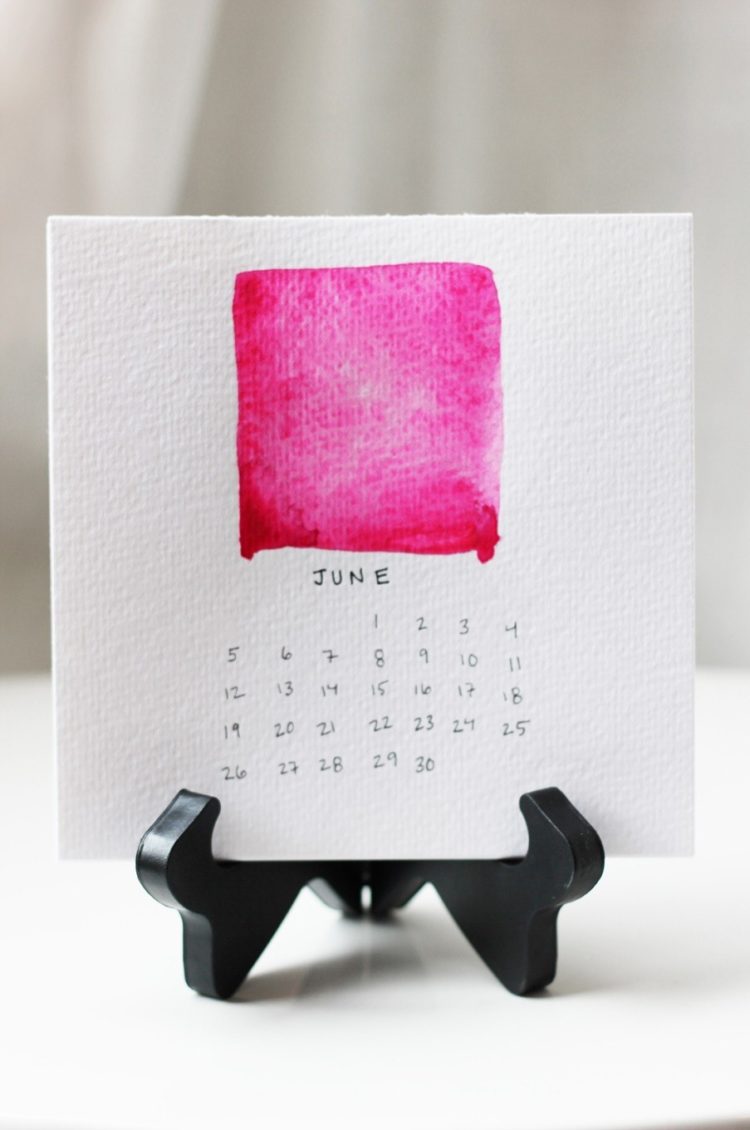 desk calendar january 2019