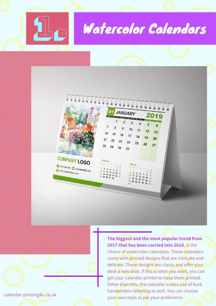 desk calendar langley