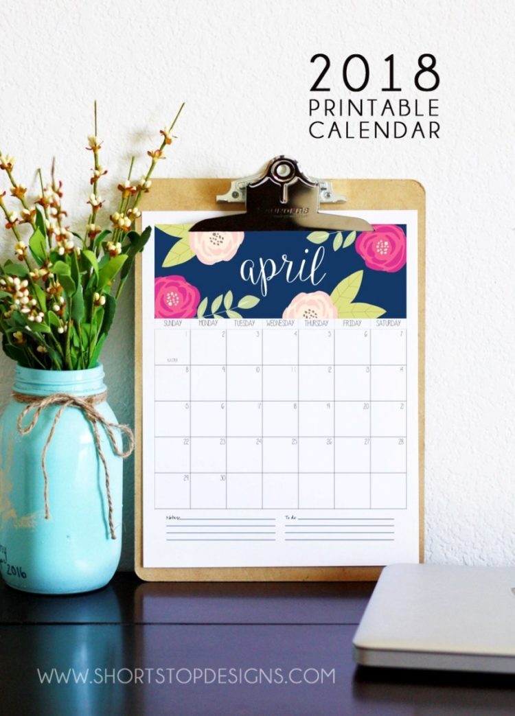 desk calendar mockup psd free download