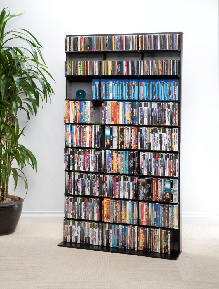 dvd storage in closet
