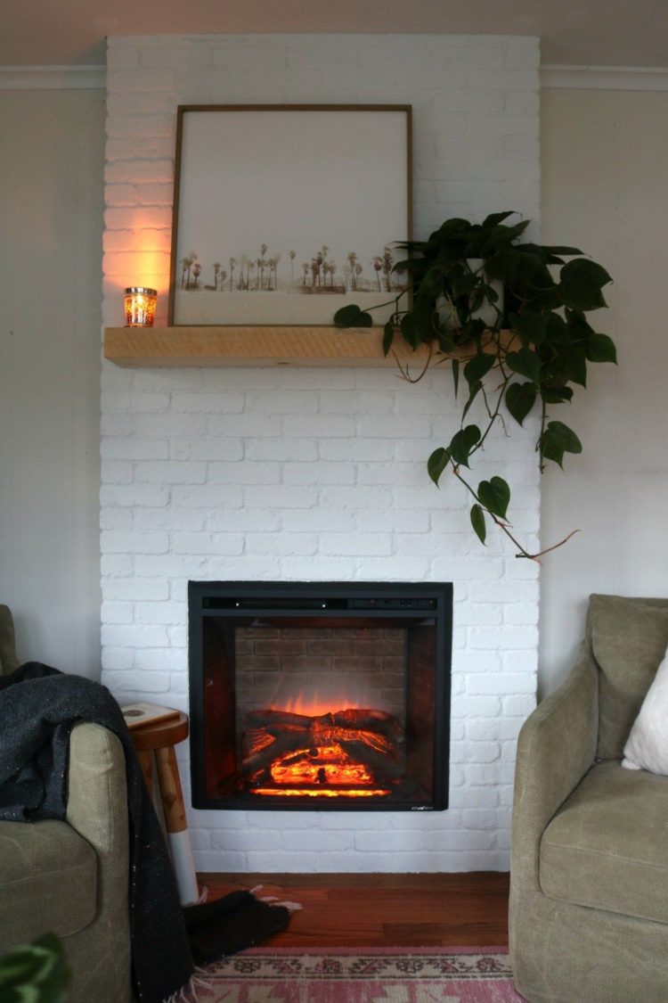 electric fireplace insert diy