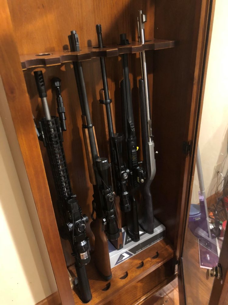 gun cabinet inserts