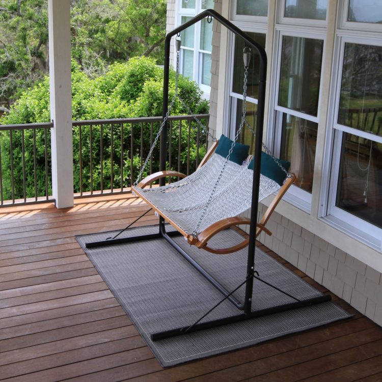 quilted hammock with stand