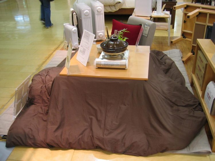 kotatsu table without heater