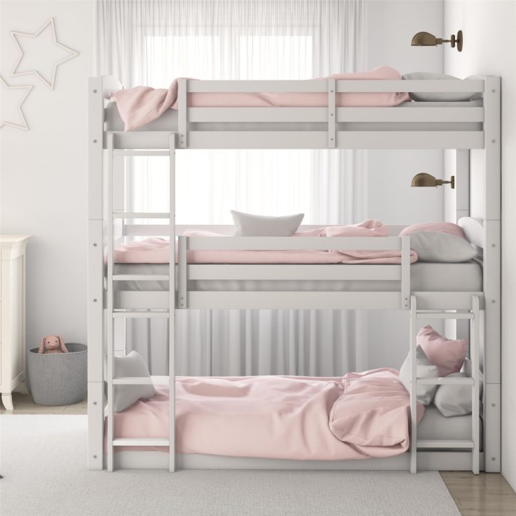 l shaped triple bunk bed plans free