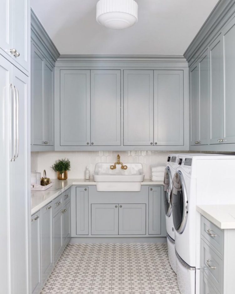 laundry room upper cabinet height