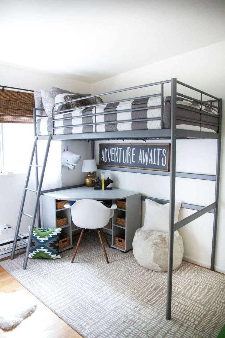 loft bed end ladder