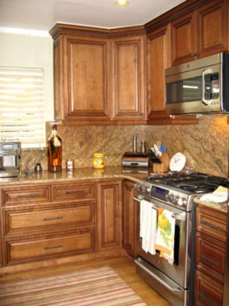 maple wood kitchen cabinets