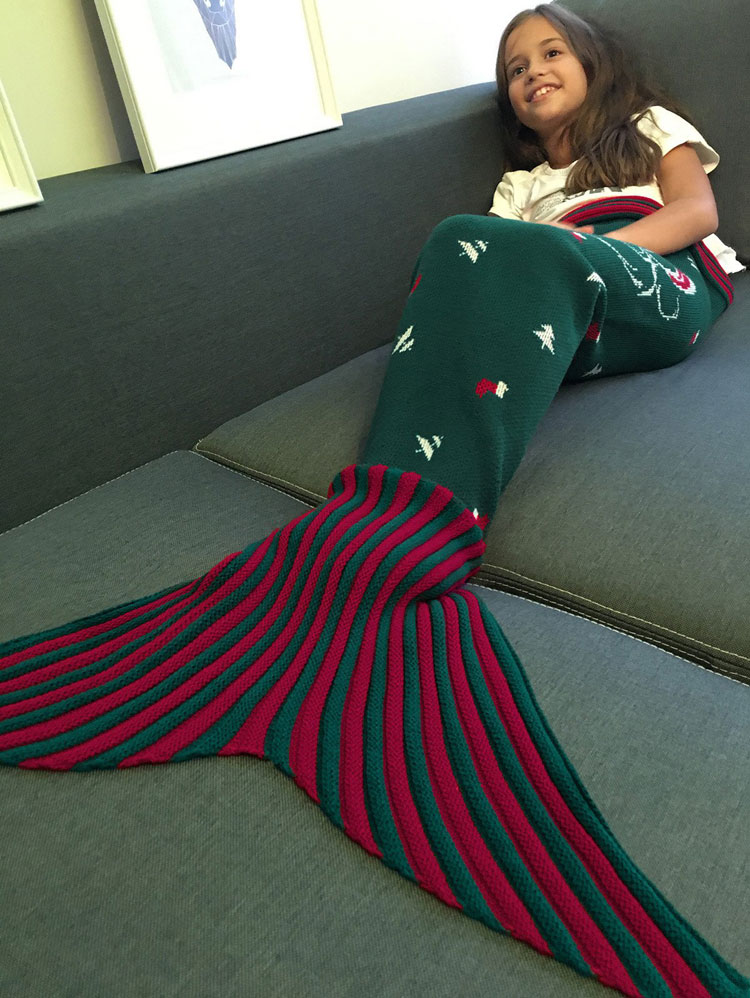 ombre mermaid tail blanket