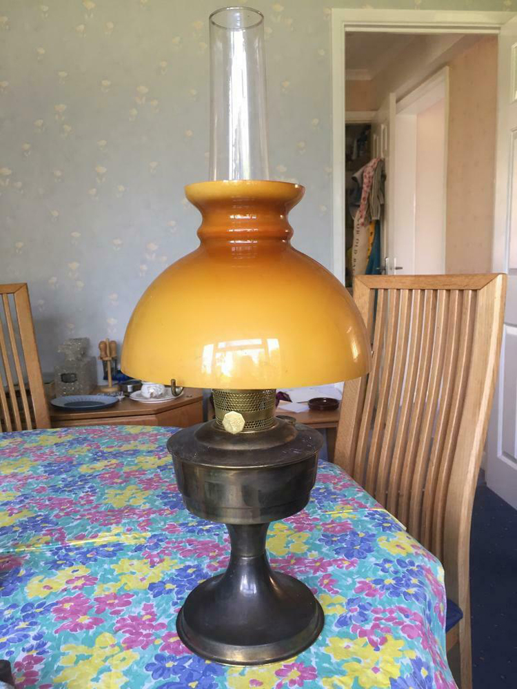 oil lamp heater