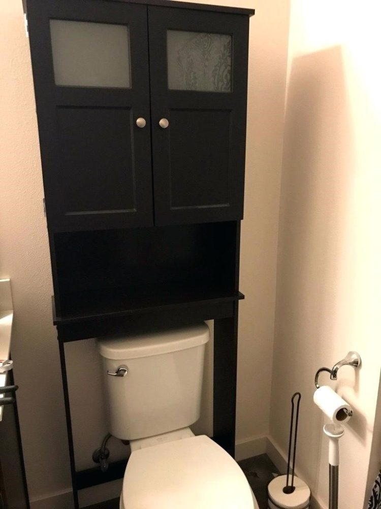 over the toilet storage mounted