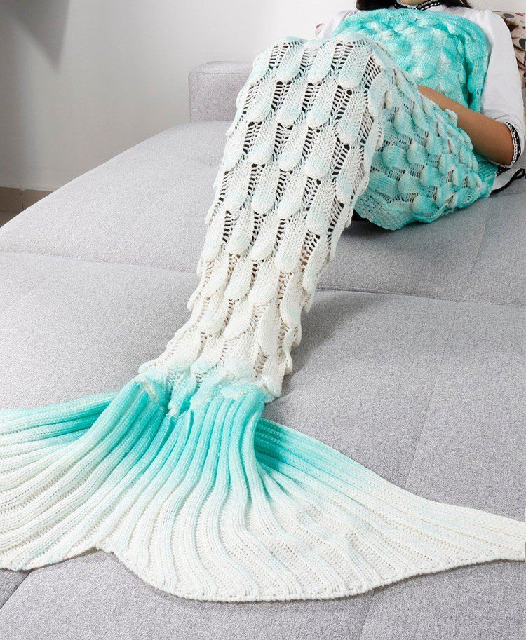 easy crochet mermaid tail blanket pattern