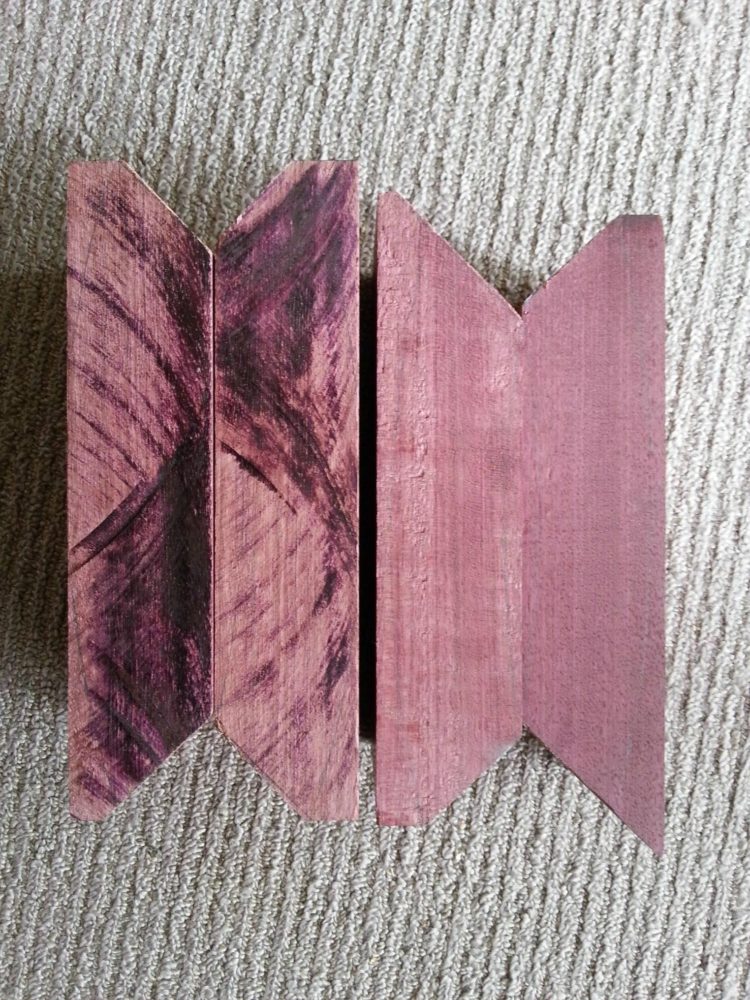 purple heart wood smell