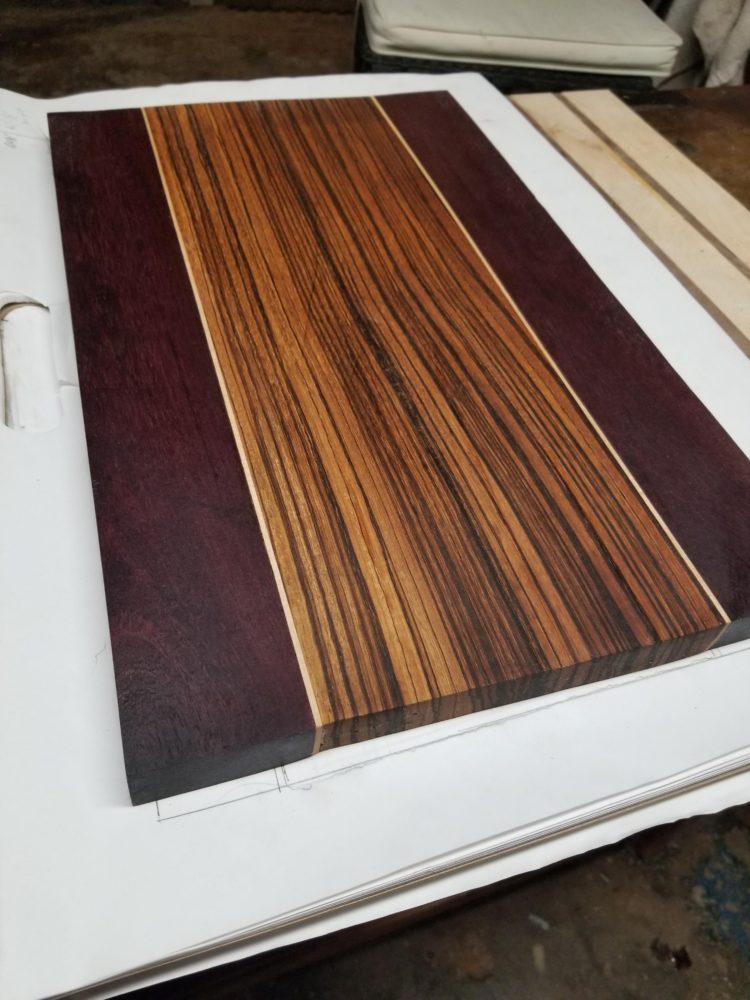can purple heart wood be used for cutting boards