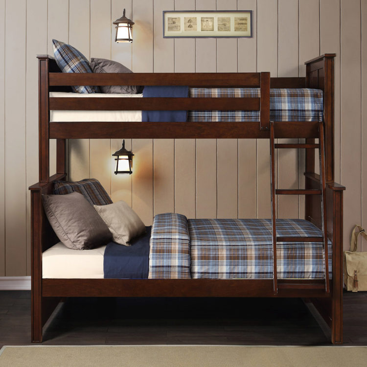 high quality twin over full bunk bed