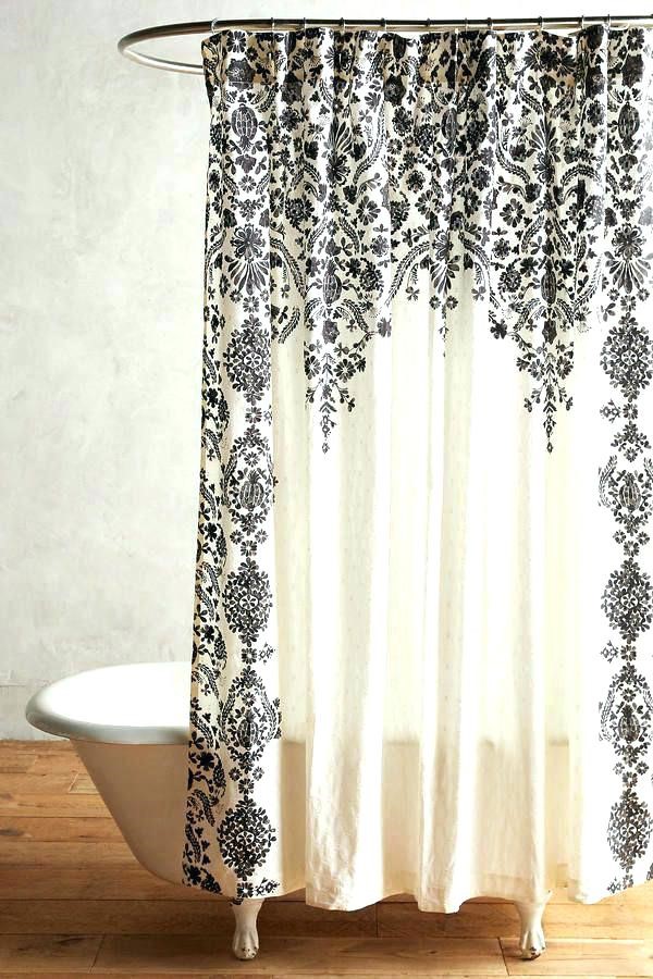 shower curtain rod oval