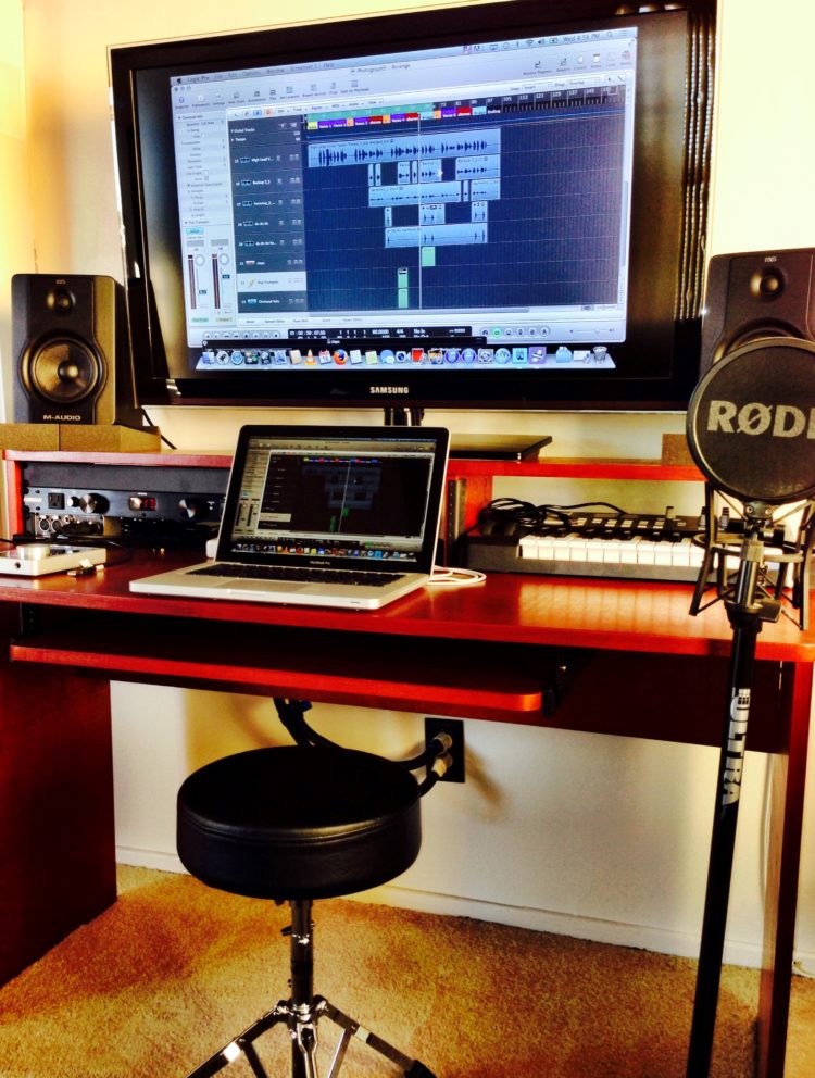 studio desk mic stand