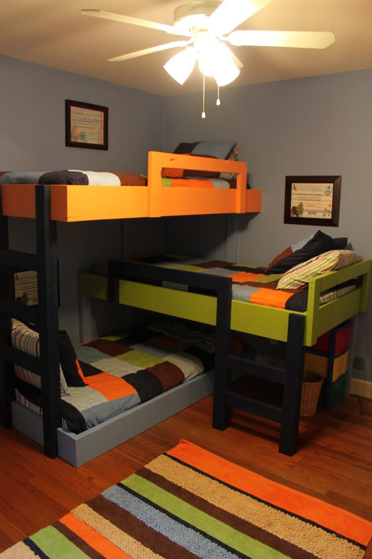 triple bunk bed belfast