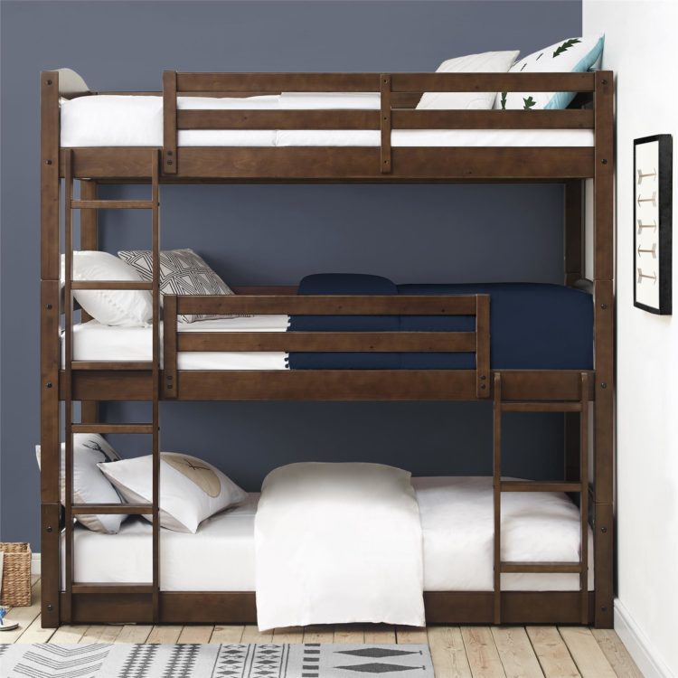 triple bunk bed cots