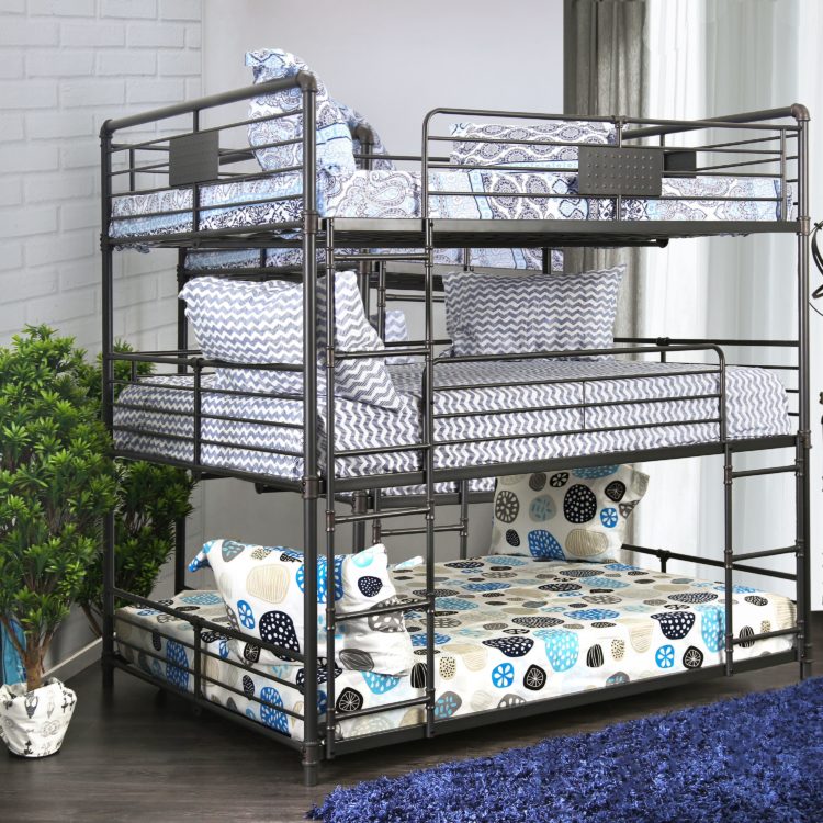 triple bunk bed on ebay