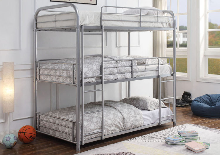 triple bunk bed space saver