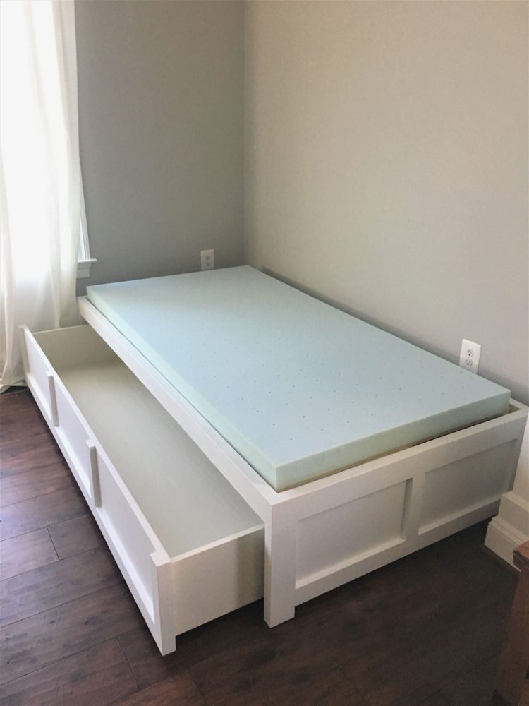 build a trundle bed with drawers