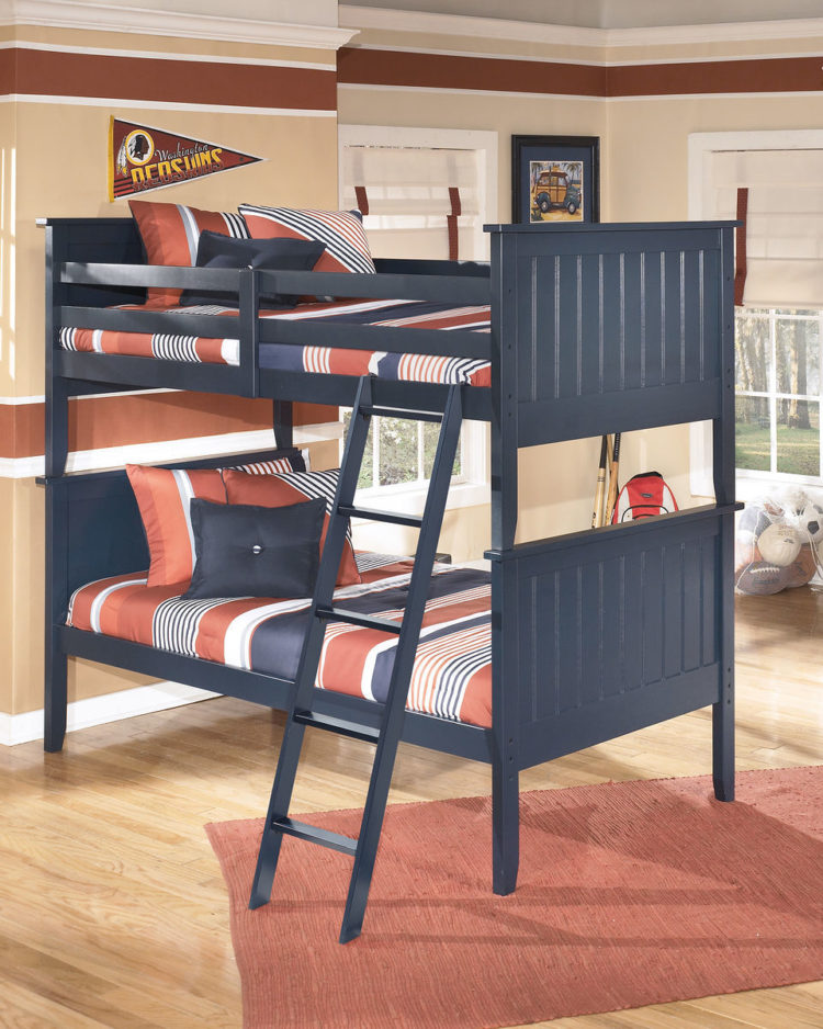 twin over full bunk bed black