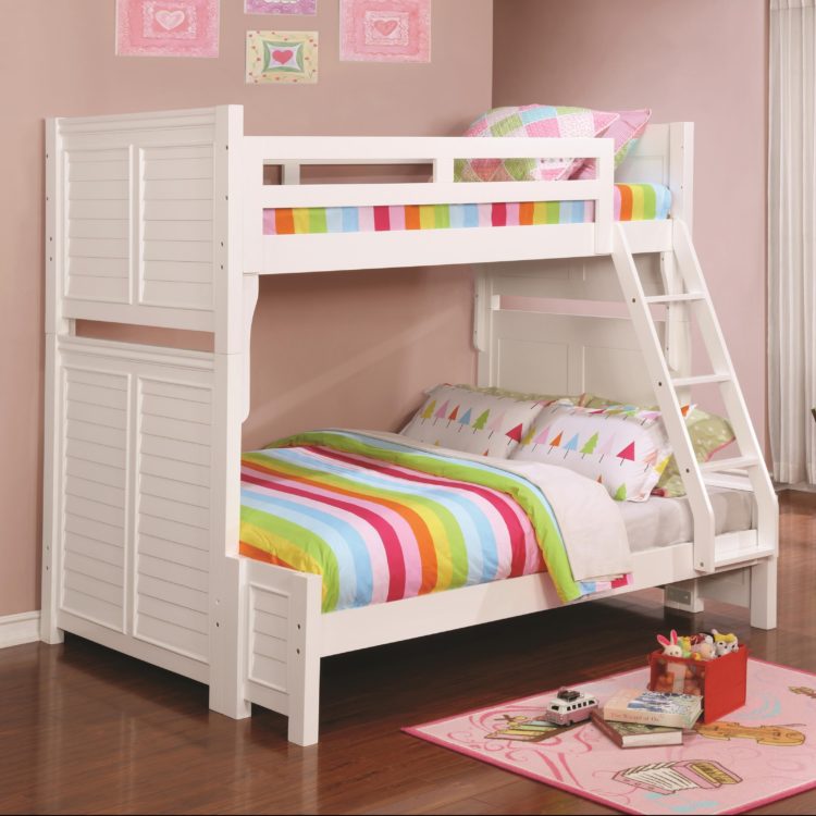 twin over full bunk bed navy