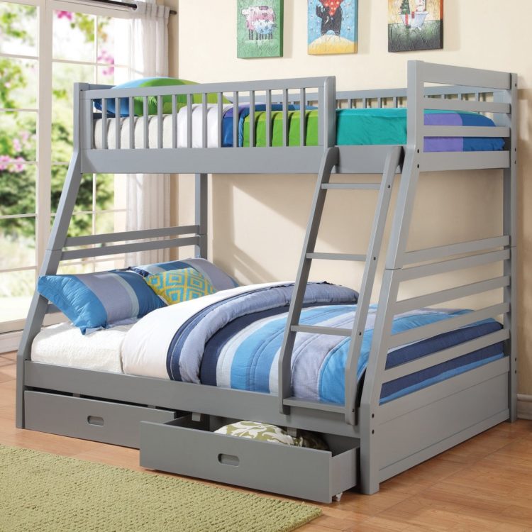 twin over full bunk bed pinterest