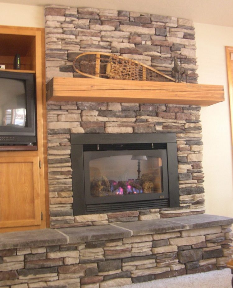 electric fireplace insert double sided